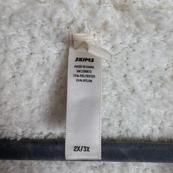 Skims Cream Cozy Knit Robe Size 2x/3x - Picture 5 of 8